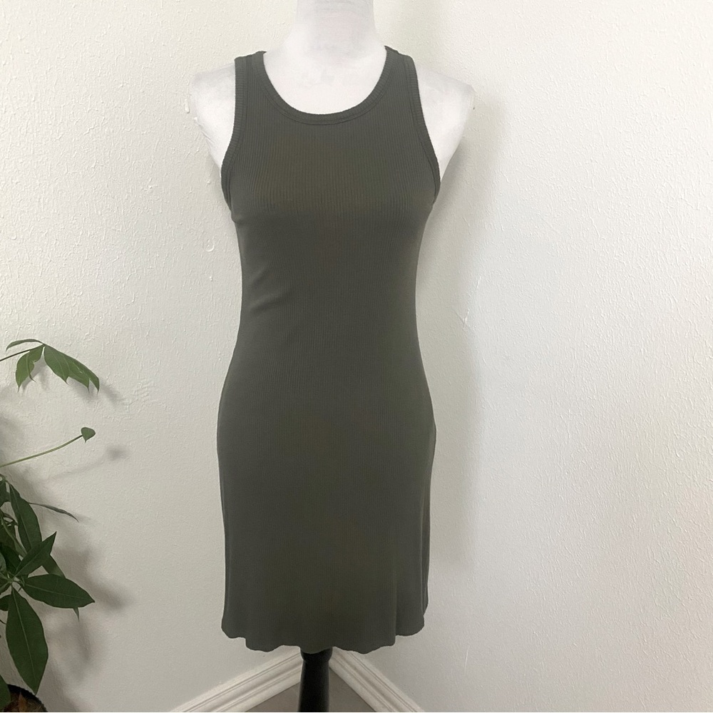Mossimo Supply Co in Olive Color Size Small Pullover Bodycon Sleeveless Dress